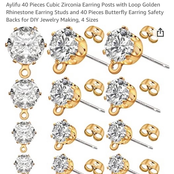 New Hand Crafted Cowboy Cattle Post Western Earrings with Crystal cowgirls - Picture 8 of 9